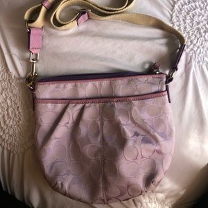 Purple Coach Crossbody